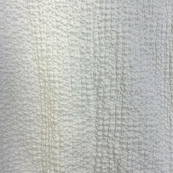 Zara - Gauze White Mock Neck Flowy Lightweight Short Sleeve Top Size Small - Picture 10 of 10